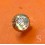 Genuine Rolex B24-530-9 18k Solid White Gold 5.3mm 2 dot Watch Winding Crown