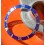 ROLEX RARE INSERT GRADUE LUNETTE BLEU SUPERLUMINOVA MONTRES SUBMARINER DATE 16613,16618,16803,16808