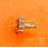 ROLEX B24-530-9 GENUINE 18K SOLID WHITE GOLD 5.3MM 2 DOT WATCH WINDING CROWN