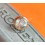 ROLEX B24-530-9 GENUINE 18K SOLID WHITE GOLD 5.3MM 2 DOT WATCH WINDING CROWN