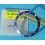 ORIGINAL INSERT LUNETTE BLEU ROLEX SUBMARINER 16613, 16618, 16803, 16808 AVEC PERLE LUMINOVA