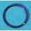 ORIGINAL INSERT LUNETTE BLEU ROLEX SUBMARINER 16613, 16618, 16803, 16808 AVEC PERLE LUMINOVA
