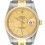 Rolex Datejust 36 Cadran Vintage Doré champagne Aspect Lin DateJust 16013,16233,16238,16018 Vintage