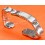 Watch Spare Rolex 7205 Style Type Rivet Men's bracelet rivits links 19mm Daytona 6263,6240,6239 airking,Oyster Perpetual