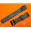18mm MEN'S VINTAGE RUBBER BLACK SPORTS WATCH BAND STRAP w/ BUILT IN COMPASS New