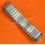 Bracelet Extensible Reversible En Acier Inoxydable, Boucle De Poignet Élastique 18mm finition bipolie