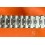 Bracelet Extensible Reversible En Acier Inoxydable, Boucle De Poignet Élastique 18mm finition bipolie