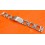 Bracelet montres vintages 70's perforé squircles 20mm montres anciennes Zenith,Tissot,Heuer,IWC,Breitling,Movado,Enicar,Omega