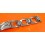 Vintage Watch Raffaello squircles Bracelet 70's Ssteel Perforated Bracelet 20mm Zenith,Tissot,Enicar,Longines,Heuer,Omega,IWC