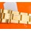 Rolex 7205 Vintage 14kt Solid Yellow Gold Rivet Bracelet 19mm 57 Endlinks Watch Daytona 6263,6262,Oyster Perpetual 1503,15037