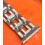 Vintage Watch Bracelet 70's Swiss band Ssteel Perforated Bracelet 22-20mm Zenith,Tissot,Enicar,Longines,Heuer,Omega,IWC