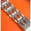 Vintage Watch Bracelet 70's Swiss band Ssteel Perforated Bracelet 22-20mm Zenith,Tissot,Enicar,Longines,Heuer,Omega,IWC