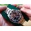 Rolex Nouvel étui pochette écrin Suédine Cuir vert Collector rangement montres Sea-Dweller,Submariner,GMT,Explorer,SkyDweller