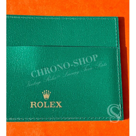 Rolex Exclusive Collectible Fir Green Card Holder paper documents