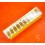 Rare Watchmakers Yellow oblong plastic Storage tools spares, accessories, movements Genuine Collector Case storage box