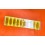 Rare Watchmakers Yellow oblong plastic Storage tools spares, accessories, movements Genuine Collector Case storage box
