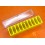 Rare Watchmakers Yellow oblong plastic Storage tools spares, accessories, movements Genuine Collector Case storage box