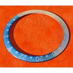 RARE FADED ROLEX INSERT DE LUNETTE GMT MASTER 16700, 16710, 16760 PEPSI