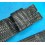 Rolex Original Vintage 70's used Lizard black color large scales Luxury Genuine Leather Watch Strap 19mm