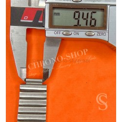 Brin Bracelet Acier Galbé 20mm Vintage Montres horlogerie 70's ontres Heuer,IWC,Omega,Breitling,Vacheron