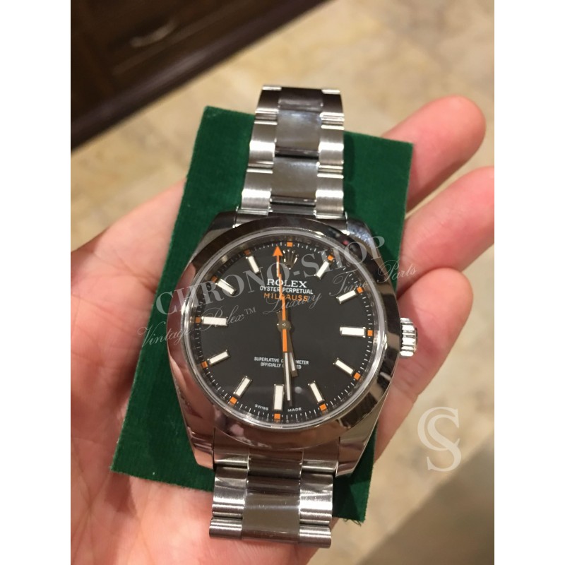 Milgauss 116400gv Discontinued Rolex Milgauss Black Dial