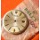 Rolex used Vintage 60's Genuine 36mm Datejust Champagne Pie Pan Watch Dial part 1600,1603,1601 Cal 1570,1560