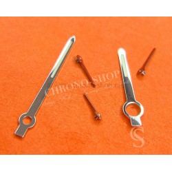 TAG HEUER Original watch spares Complet New silver handset Chronograph red color luminova for sale