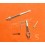 TAG HEUER Original watch spares Complet New silver handset Chronograph red color luminova for sale