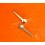 TAG HEUER Original watch spare 2 x subdials Ssteel polished hands 5mm length new old of stock for sale