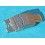BOUCLE DEPLOYANTE BREITLING 1884 ACIER BROSSE FERMOIR 20MM BRACELET EMBOUTS 22MM