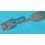 GENUINE BREITLING BRUSHED FOLDING DEPLOYANT CLASP BUCKLE BRACELET S/S 20mm SSTEEL fits 22mm