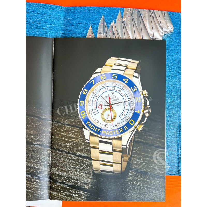 ROLEX 2010 RARE PROMOTIONAL GUIDE COLOR MANUAL BOOKLET ROLEX WATCHES REGATTA YACHT-MASTER II REF 116688,116689,116680 ROLEX 2010 RARE PROMOTIONAL GUIDE COLOR MANUAL BOOKLET ROLEX WATCHES REGATTA YACHT-MASTER II REF 116688,116689,116680