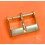 Vintage 80's Watch Band Strap Gold yellow plated 19/16mm, filled Buckle bracelet watches