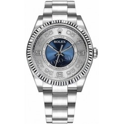 Rolex Genuine Luminova White gold handset oyster Perpetual 116034,116000 Cal 3130 ref 410-116034-1