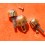 Breitling Push Button pushers winding crown gold plated CHRONOMAT 4mm screw type watches Chronomat,Headwind,Crosswind