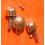 Breitling Push Button pushers winding crown gold plated CHRONOMAT 4mm screw type watches Chronomat,Headwind,Crosswind