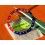 ROLEX PEPSI INSERT DE LUNETTE GMT MASTER 16700, 16710, 16760 BLEU ET ROUGE