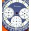 Bulova Original Cadran vintage 36mm bleu blanc Stars Stripes Valjoux 7736 Montres Special Edition Chronograph C Stars & Stripes