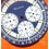Bulova Original Cadran vintage 36mm bleu blanc Stars Stripes Valjoux 7736 Montres Special Edition Chronograph C Stars & Stripes