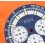 Bulova Original Cadran vintage 36mm bleu blanc Stars Stripes Valjoux 7736 Montres Special Edition Chronograph C Stars & Stripes