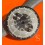 Antique & Rare Chronograh watch dial part black and grey 33mm for Landeron 248 Chronograph