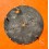 Vintage clock spare 60's Watch dial part 29mm chronograph Date 17 rubis incabloc black & white panda calibre Valjoux 7734
