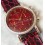 CHRONOSWISS Rare Cadran guilloché 29mm bordeaux Montres chronographe Kairos CH1823