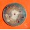 Vintage clock spare 60's Watch dial part 31mm chronograph Date 17 rubis incabloc black & silver panda calibre Valjoux 7734
