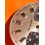 Vintage clock spare 60's Watch dial part 31mm chronograph Date 17 rubis incabloc black & silver panda calibre Valjoux 7734