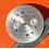Vintage clock spare 60's Watch dial part chronograph Gigandet 34mm silver calibre Valjoux 7734