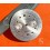Vintage clock spare 60's Watch dial part chronograph Gigandet 34mm silver calibre Valjoux 7734
