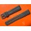 OMEGA Seamaster Original. 20mm Watch Band black color Rubber Belt with Stainless Steel tain tang Buckle Ref CVZ010126
