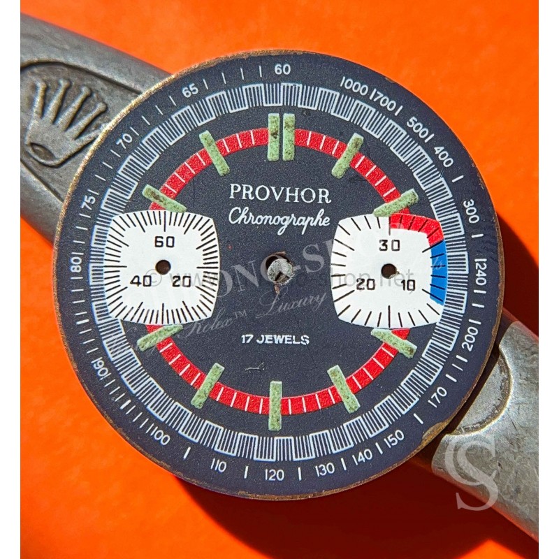 Vintage Provhor 31mm clock spare 60's Watch dial part