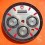Tudor Fastrider Black Shield Ceramique M42000CR-0002 Cadran 34mm de montres noir et rouge
